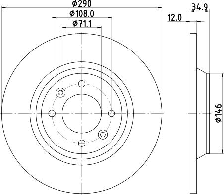 Mintex MDC2268 - Discofreno www.autoricambit.com