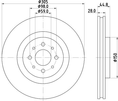 Mintex MDC2236 - Discofreno www.autoricambit.com