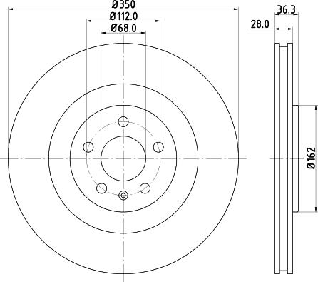 Mintex MDC2791C - Discofreno www.autoricambit.com