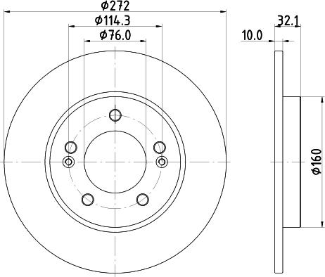 Mintex MDC2797C - Discofreno www.autoricambit.com