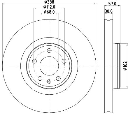 Mintex MDC2744 - Discofreno www.autoricambit.com