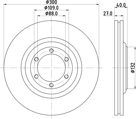 Mintex MDC2742 - Discofreno www.autoricambit.com