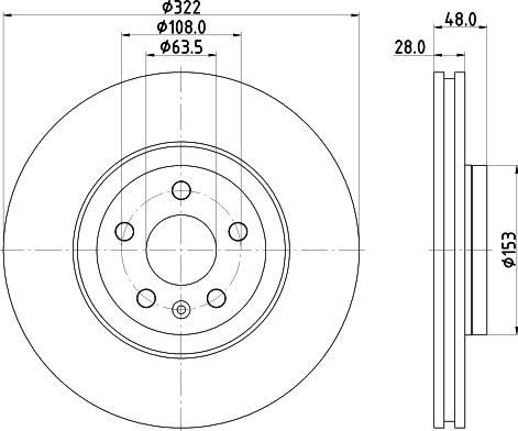 Mintex MDC2761 - Discofreno www.autoricambit.com