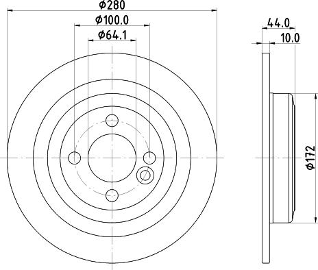 Mintex MDC2709 - Discofreno www.autoricambit.com