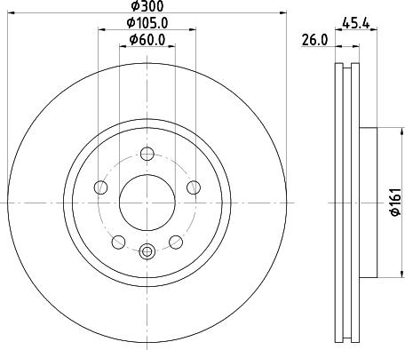 Mintex MDC2701 - Discofreno www.autoricambit.com