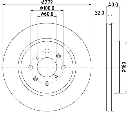 Mintex MDC2713 - Discofreno www.autoricambit.com