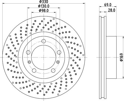 Mintex MDC2730L - Discofreno www.autoricambit.com