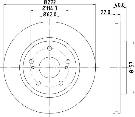 Mintex MDC2777C - Discofreno www.autoricambit.com