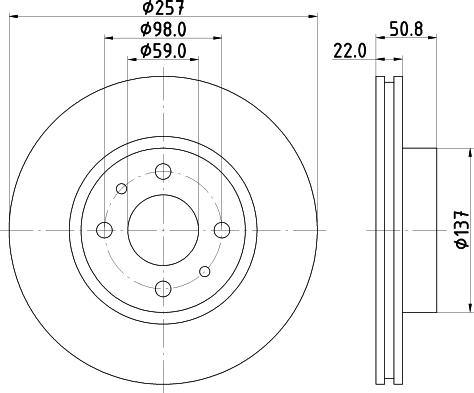 Mintex MDC749 - Discofreno www.autoricambit.com