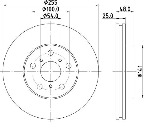 Mintex MDC746 - Discofreno www.autoricambit.com