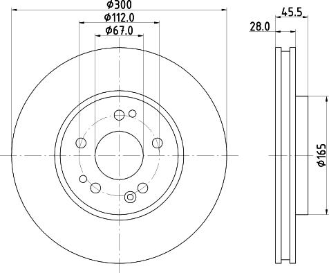 Mintex MDC765 - Discofreno www.autoricambit.com