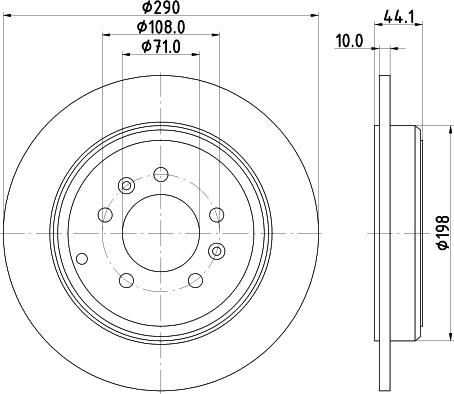 Mintex MDC701 - Discofreno www.autoricambit.com