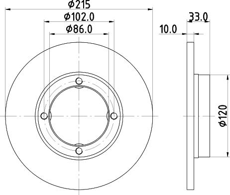 Mintex MDC713 - Discofreno www.autoricambit.com