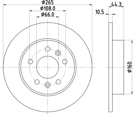 Mintex MDC785 - Discofreno www.autoricambit.com