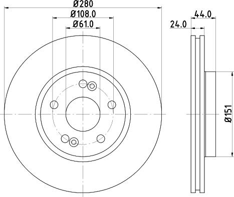 Mintex MDC778 - Discofreno www.autoricambit.com