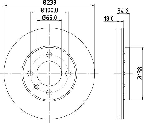 Mintex MDK0100 - Kit freno, Freno a disco www.autoricambit.com