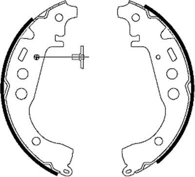 Mintex MFR459 - Kit freno, freni a tamburo www.autoricambit.com