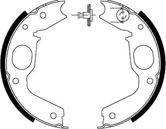 Mintex MFR489 - Kit ganasce, Freno stazionamento www.autoricambit.com