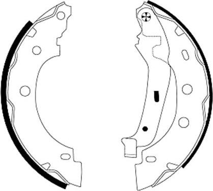 Mintex MFR438 - Kit freno, freni a tamburo www.autoricambit.com