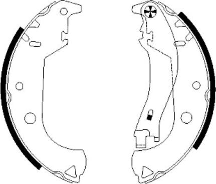 Mintex MFR515 - Kit freno, freni a tamburo www.autoricambit.com