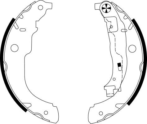 Mintex MFR576 - Kit freno, freni a tamburo www.autoricambit.com