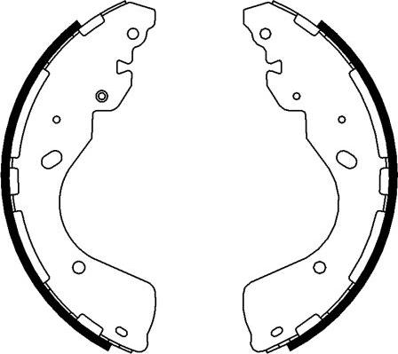 Mintex MFR680 - Kit freno, freni a tamburo www.autoricambit.com