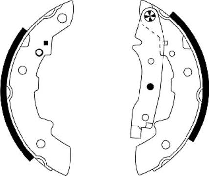 Mintex MFR196 - Kit freno, freni a tamburo www.autoricambit.com