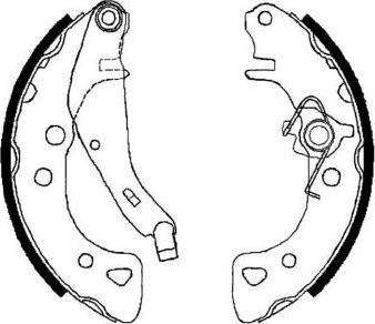 Mintex MFR261 - Kit freno, freni a tamburo www.autoricambit.com