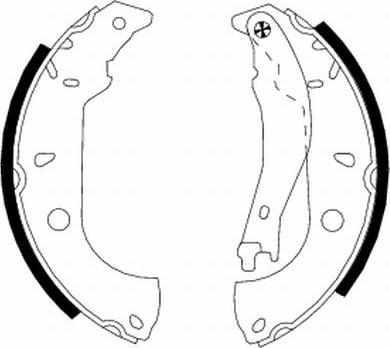 Mintex MFR267 - Kit freno, freni a tamburo www.autoricambit.com