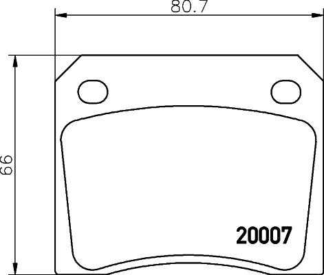 Mintex MGB521 - Kit pastiglie freno, Freno a disco www.autoricambit.com