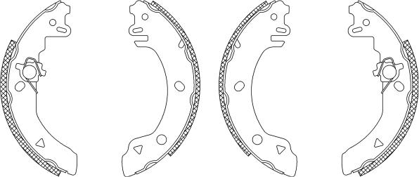 Mintex MSK062 - Kit freno, freni a tamburo www.autoricambit.com