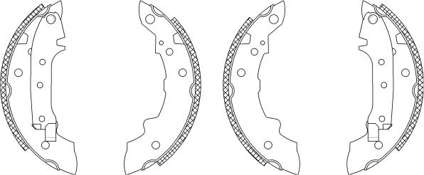 Mintex MSK015 - Kit freno, freni a tamburo www.autoricambit.com