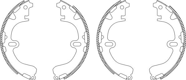 Mintex MSK192 - Kit freno, freni a tamburo www.autoricambit.com