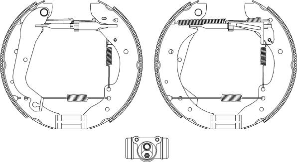 Mintex MSK294 - Kit freno, freni a tamburo www.autoricambit.com