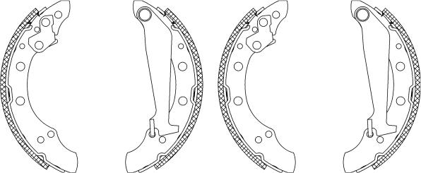 Mintex MSK287 - Kit freno, freni a tamburo www.autoricambit.com