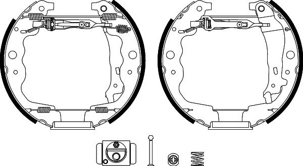 Mintex MSP420 - Kit freno, freni a tamburo www.autoricambit.com