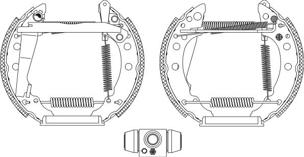 Mintex MSP099 - Kit freno, freni a tamburo www.autoricambit.com