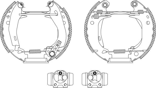 Mintex MSP042 - Kit freno, freni a tamburo www.autoricambit.com