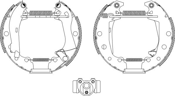 Mintex MSP059 - Kit freno, freni a tamburo www.autoricambit.com