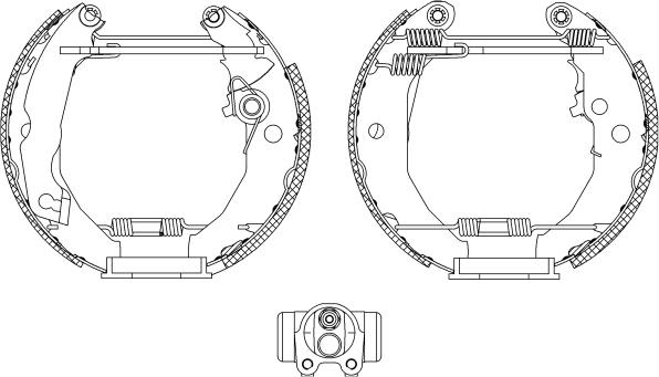 Mintex MSP050 - Kit freno, freni a tamburo www.autoricambit.com