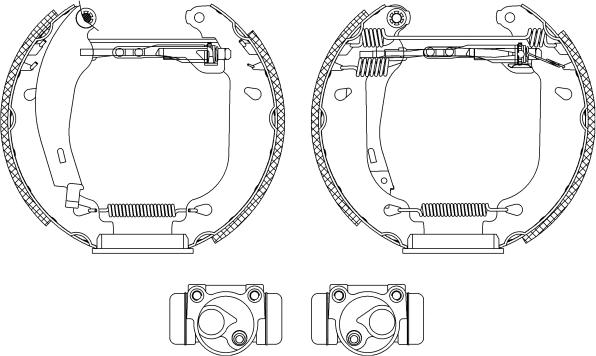 Mintex MSP058 - Kit freno, freni a tamburo www.autoricambit.com