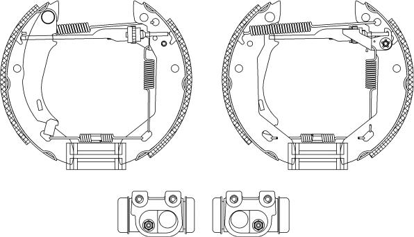 Mintex MSP067 - Kit freno, freni a tamburo www.autoricambit.com