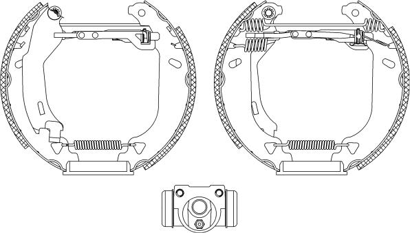 Mintex MSP019 - Kit freno, freni a tamburo www.autoricambit.com