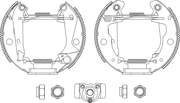 Mintex MSP016 - Kit freno, freni a tamburo www.autoricambit.com