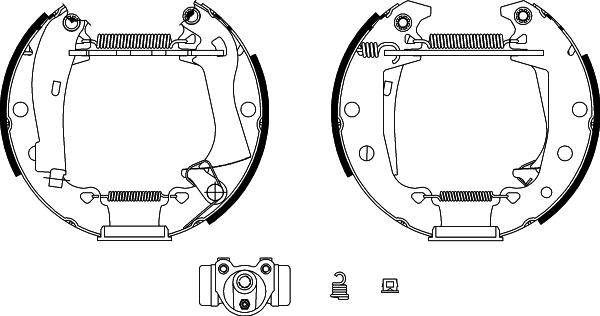 Mintex MSP017 - Kit freno, freni a tamburo www.autoricambit.com