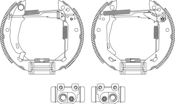 Mintex MSP085 - Kit freno, freni a tamburo www.autoricambit.com