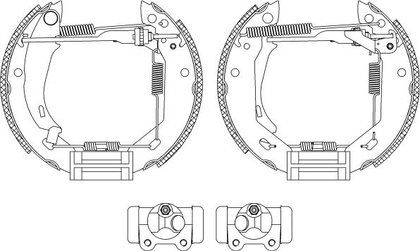 Mintex MSP034 - Kit freno, freni a tamburo www.autoricambit.com