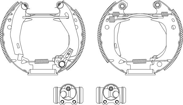 Mintex MSP033 - Kit freno, freni a tamburo www.autoricambit.com