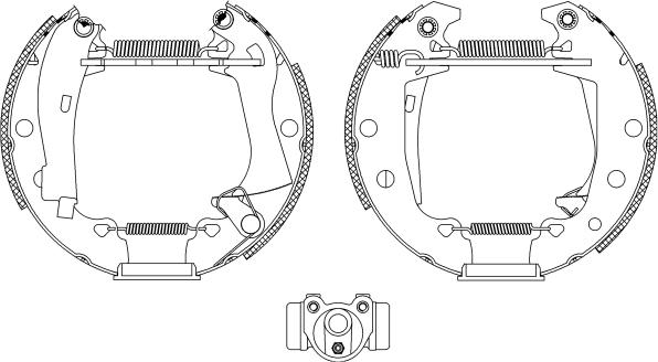 Mintex MSP032 - Kit freno, freni a tamburo www.autoricambit.com