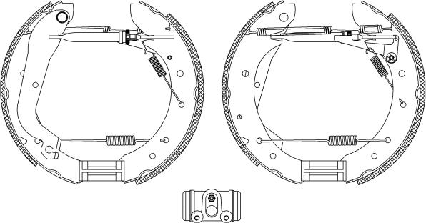 Mintex MSP022 - Kit freno, freni a tamburo www.autoricambit.com